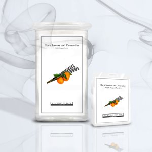 Black Incense And Clementine 2 Wick Large Jar