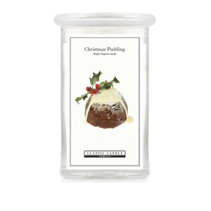 Christmas Pudding 2 Wick Large Jar