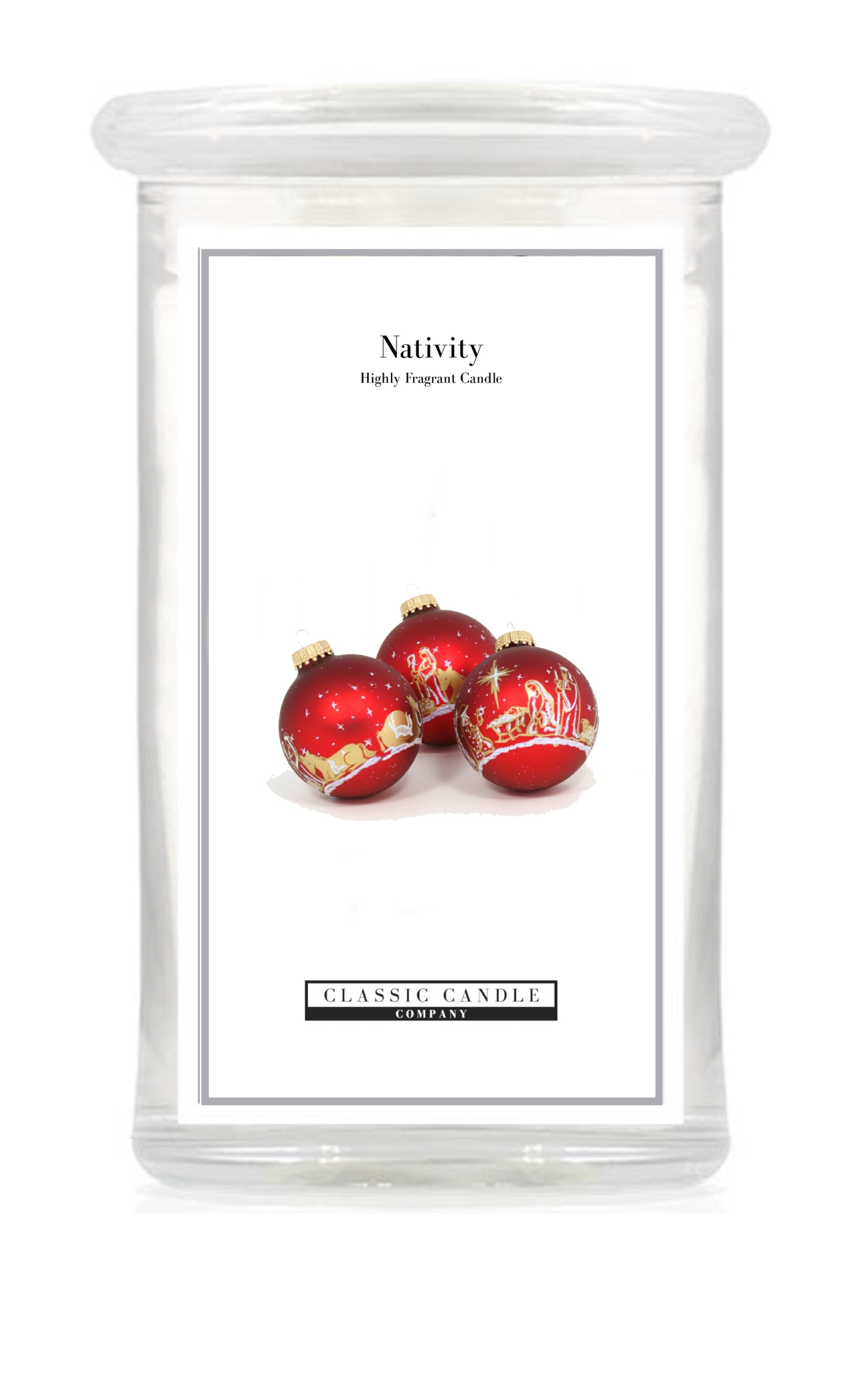 Nativity 2 Wick Large Jar