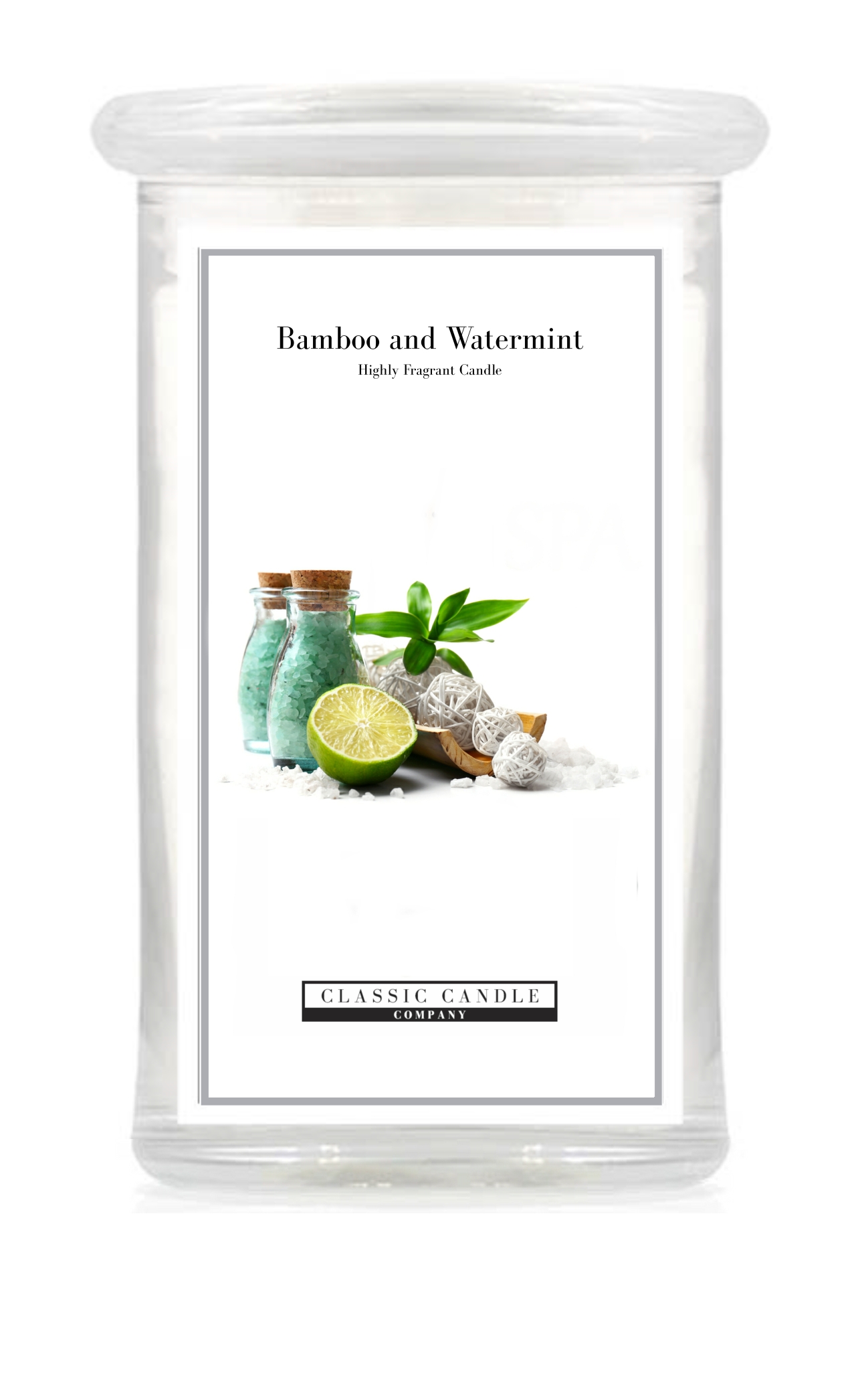 Bamboo And Watermint 2 Wick Large Jar