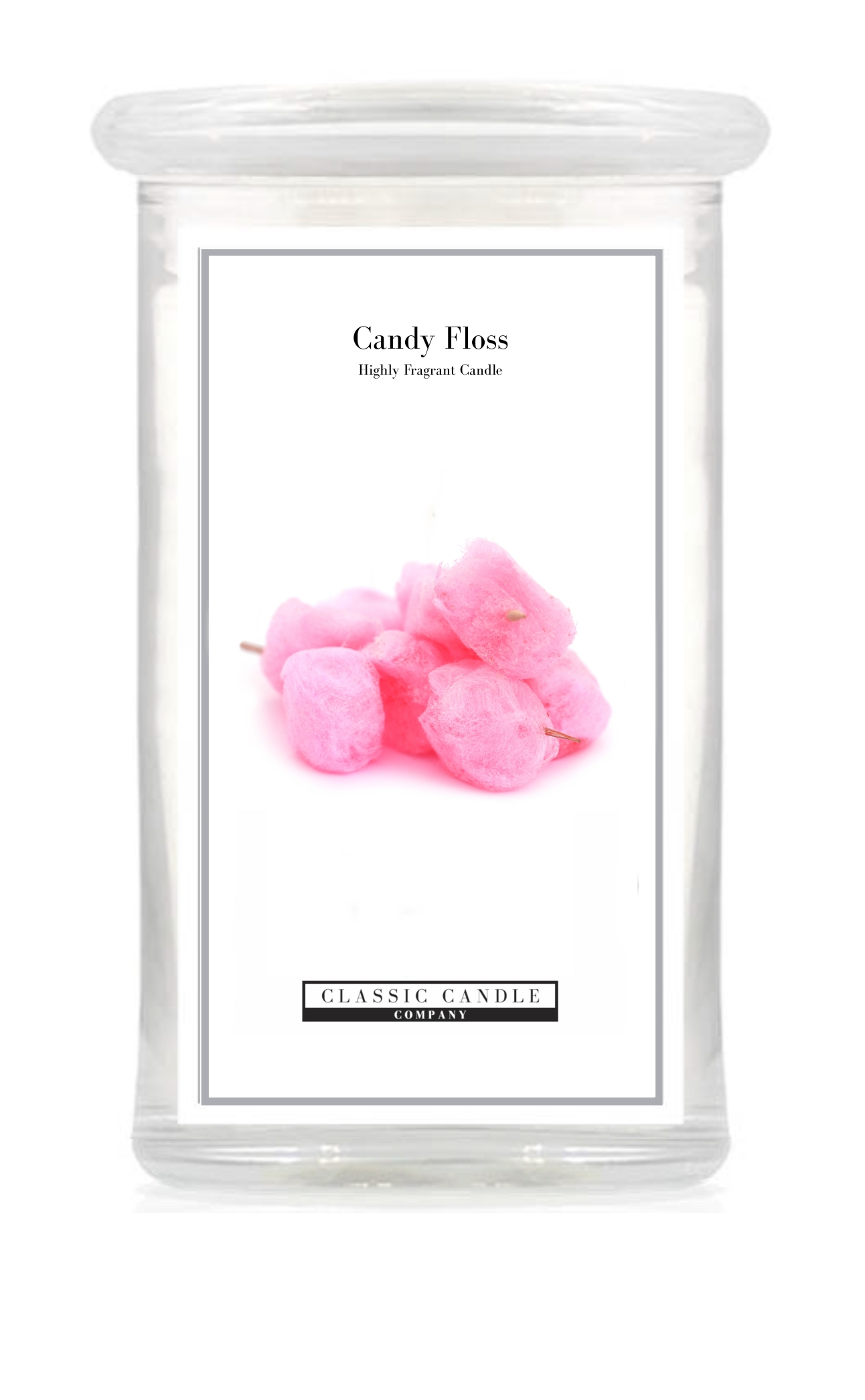 Candy Floss 2 Wick Large Jar