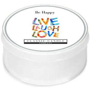 Be Happy MiniLight Candle