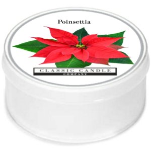Poinsettia MiniLight Candle