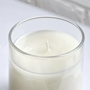 Medium Jar Candle Showing Single Wick