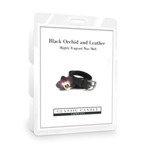 Black Orchid Leather 2 Wick Large Jar