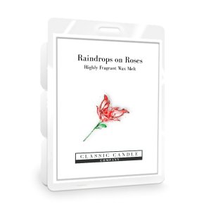 Raindrops On Roses 2 Wick Large Jar