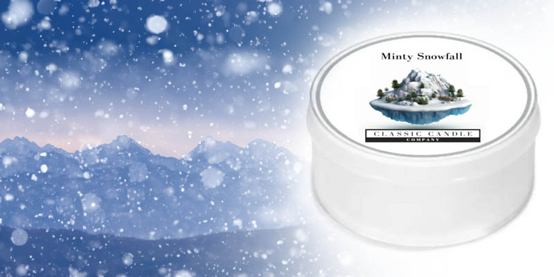 Minty Snowfall Banner