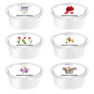 6 Garden MiniPot Wax Melt Collection